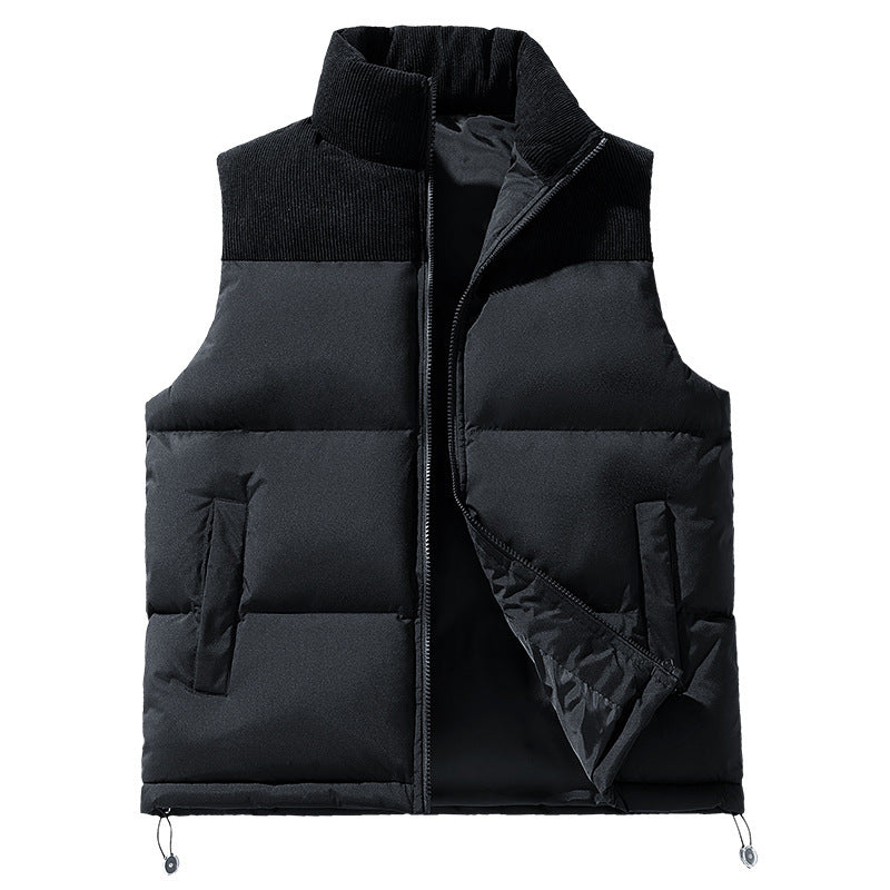 New Men's Color Blocked Vest For Autumn And Winter