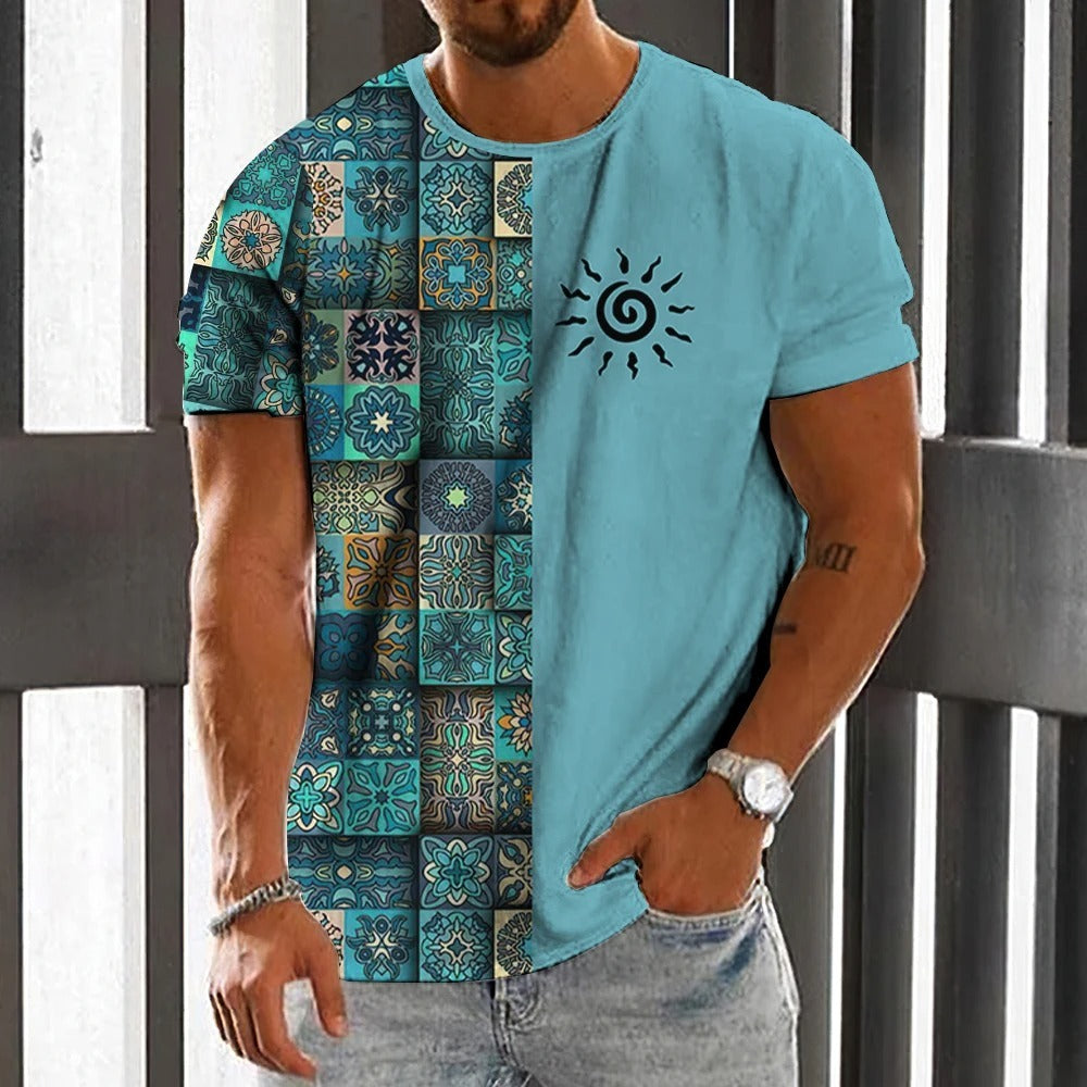 Loose Summer Round Neck European And American Short Sleeve