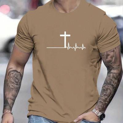 Men's 3D Digital Printing Casual Round Neck Short Sleeves