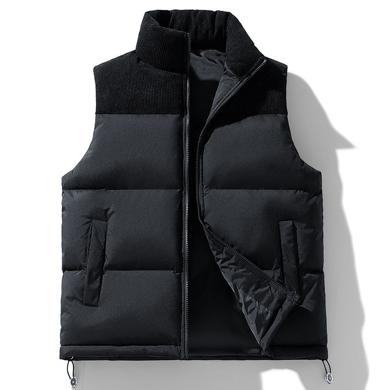 New Men's Color Blocked Vest For Autumn And Winter