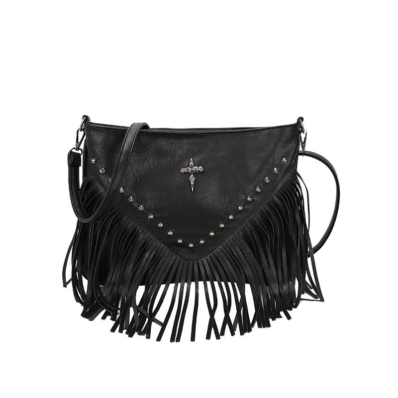 Women's Fashion Rivet Crossbody Bag